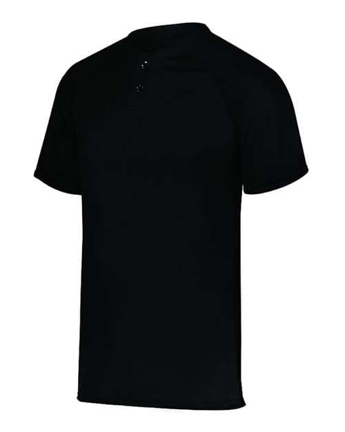 Men's Attain Two-Button Jersey — Black