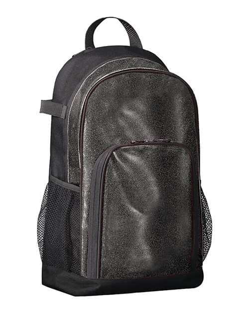 All Out Glitter Backpack — Black Glitter/ Black