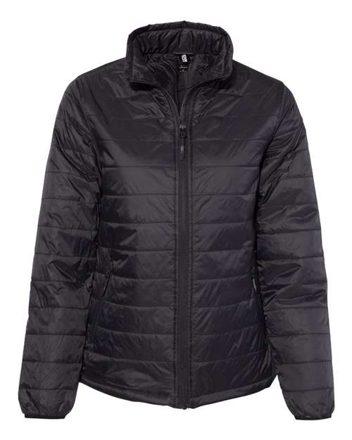 Women's Puffer Jacket — Black