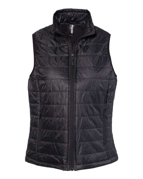 Women's Puffer Vest — Black