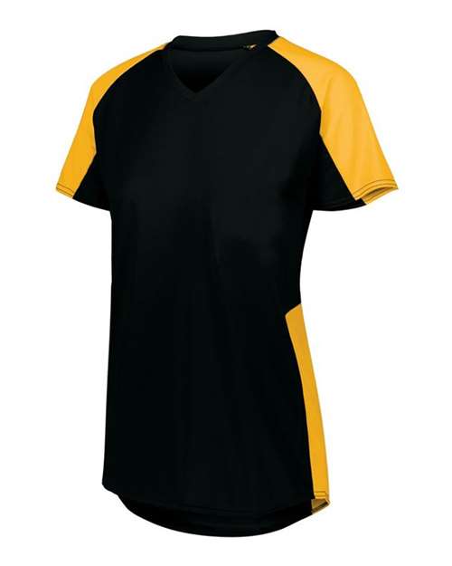 Girls' Cutter Jersey — Black/ Gold