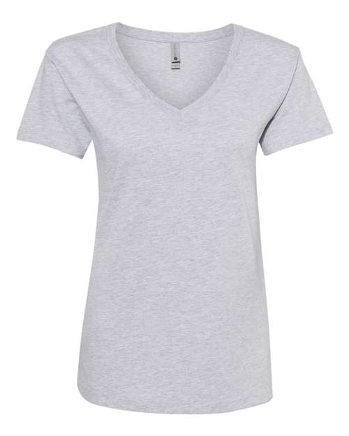 Women’s Cotton V-Neck T-Shirt — Heather Grey