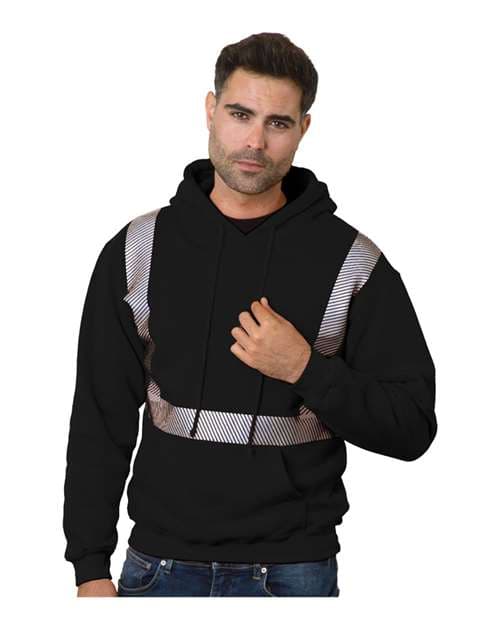 Unisex USA-Made High Visibility Hooded Sweatshirt