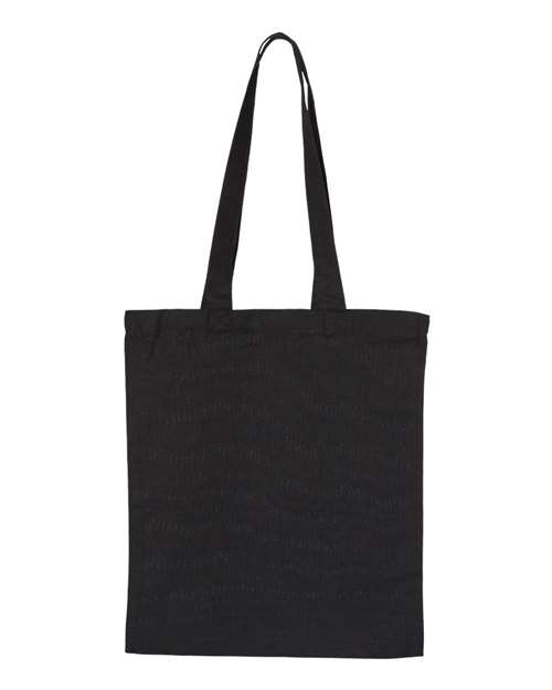 Large Canvas Tote — Black