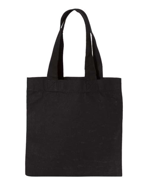 Small Canvas Tote — Black