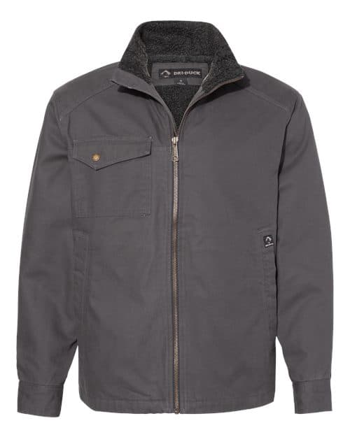 Men's Endeavor Canyon Cloth™ Canvas Jacket with Sherpa Lining — Charcoal