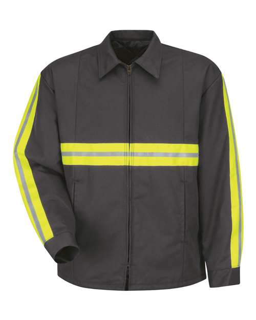 Men's Enhanced Visibility Perma-Lined Panel Jacket — Charcoal