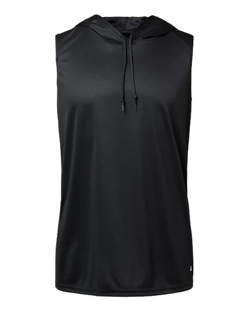 Men's B-Core Sleeveless Hooded T-Shirt — Black