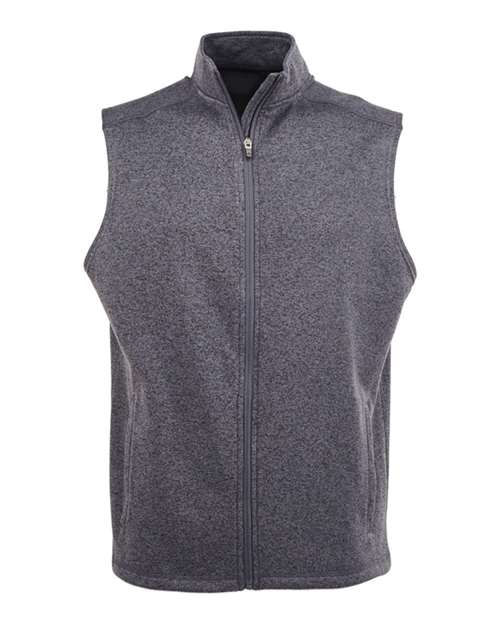 Men's Cosmic Fleece Vest — Onyx Fleck