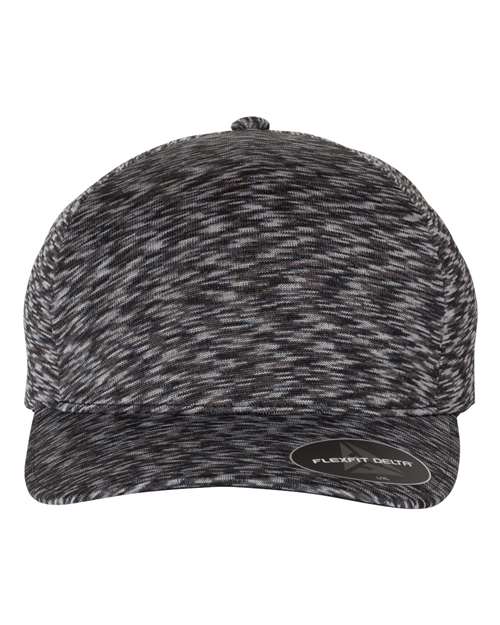 Delta® Seamless Unipanel Cap — Mélange Black