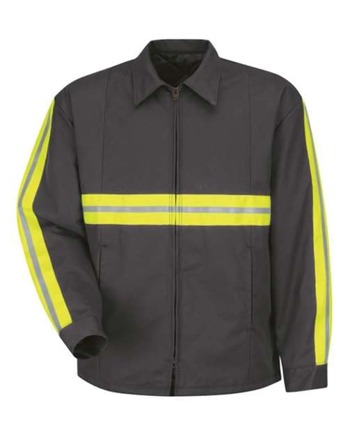 Men's Tall Enhanced Visibility Perma-Lined Panel Jacket — Charcoal