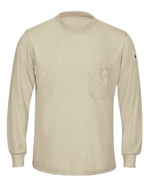 Men's Tall Long Sleeve Lightweight T-Shirt — Khaki