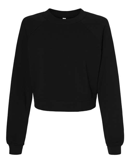 Women's Crop Raglan Crewneck Sweatshirt