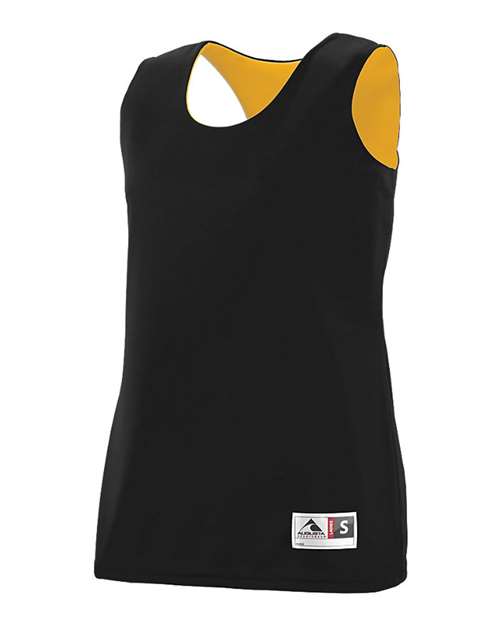 Women's Reversible Wicking Tank Top — Black/ Gold
