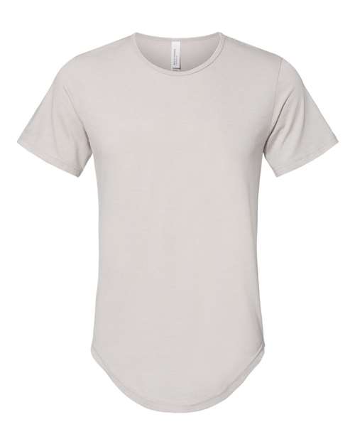 Men's Jersey Curved Hem Tee — Heather Cool Grey