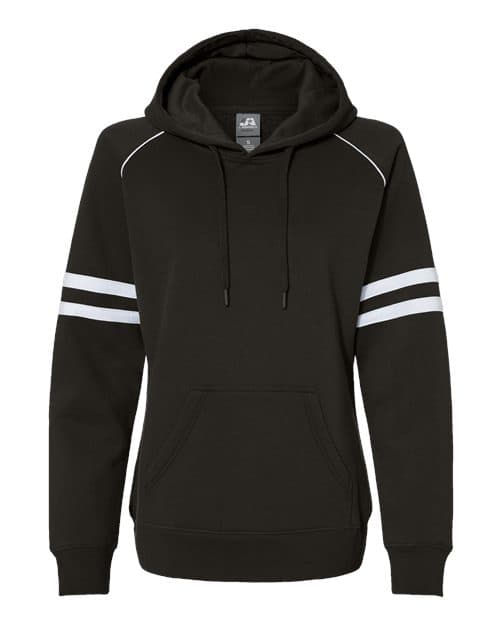 Women's Varsity Fleece Piped Hooded Sweatshirt