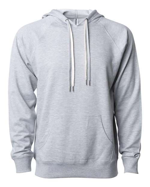 Unisex Icon Lightweight Loopback Terry Hooded Sweatshirt — Athletic Heather
