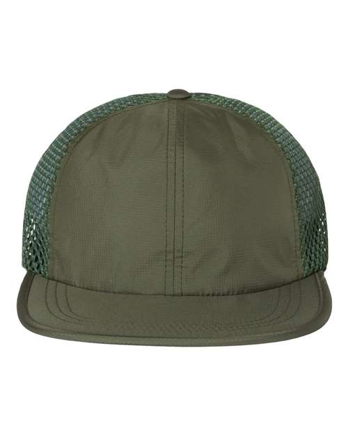 Rogue Wide Set Mesh Cap — Olive