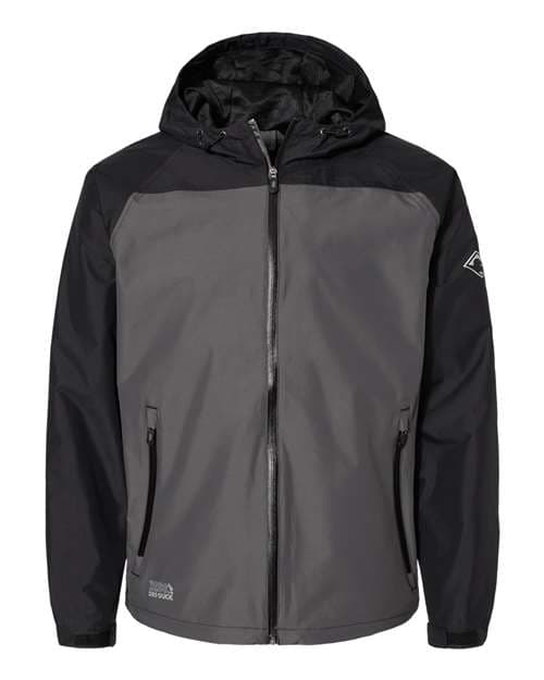 Unisex Torrent Waterproof Hooded Jacket — Charcoal/ Black