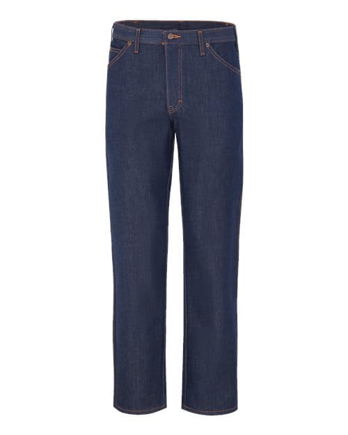 Men's Extended Sizes Straight 5-Pocket Jeans