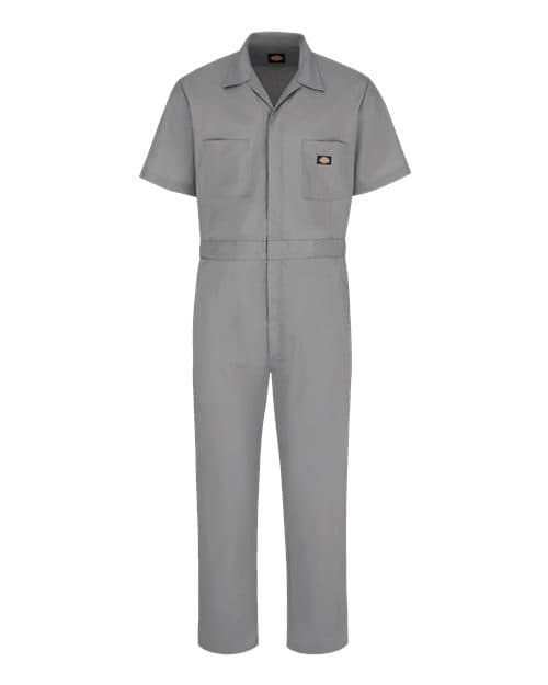 Men's Tall Short Sleeve Coverall — Grey