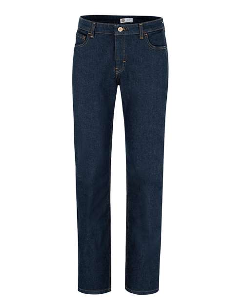 Women's Industrial 32" Inseam 5-Pocket Flex Jeans — Indigo Blue