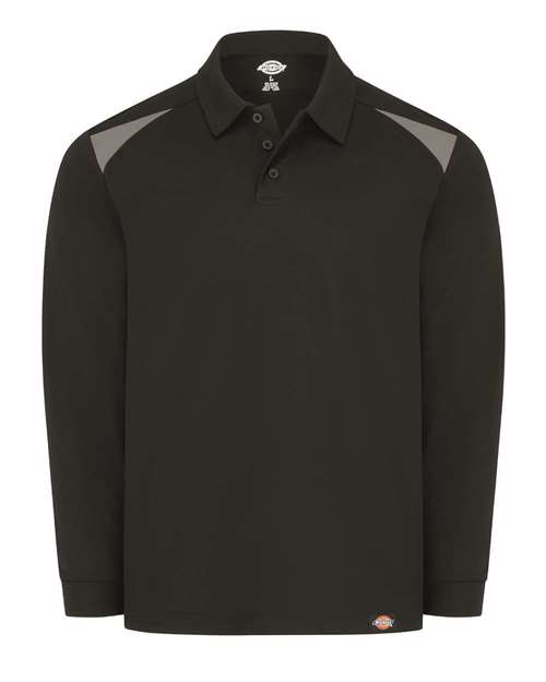 Men's Team Performance Long Sleeve Shirt — Black/ Smoke