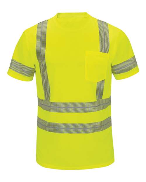 Men's High Visibility Short Sleeve T-Shirt — Fluorescent Yellow