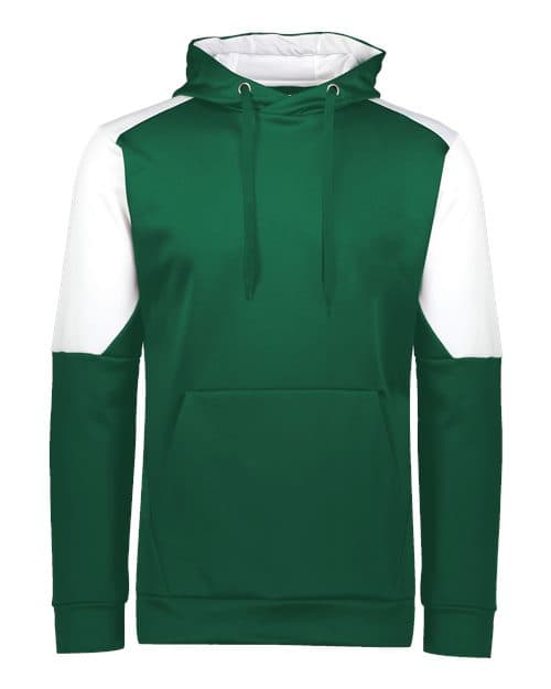Unisex Blue Chip Hooded Sweatshirt — Dark Green/ White
