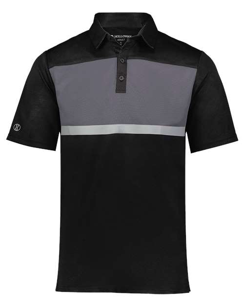 Men's Dry-Excel™ Prism Bold Polo — Black/ Carbon