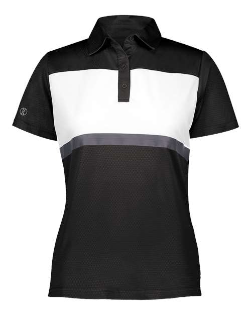 Women's Prism Bold Polo — Black/ White