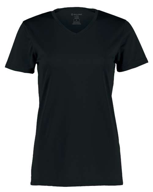 Women's Momentum V-Neck T-Shirt — Black