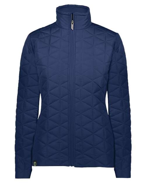 Women's Repreve® Eco Quilted Jacket — Navy
