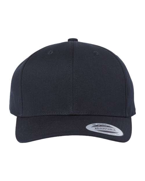 CVC Snapback Cap — Black