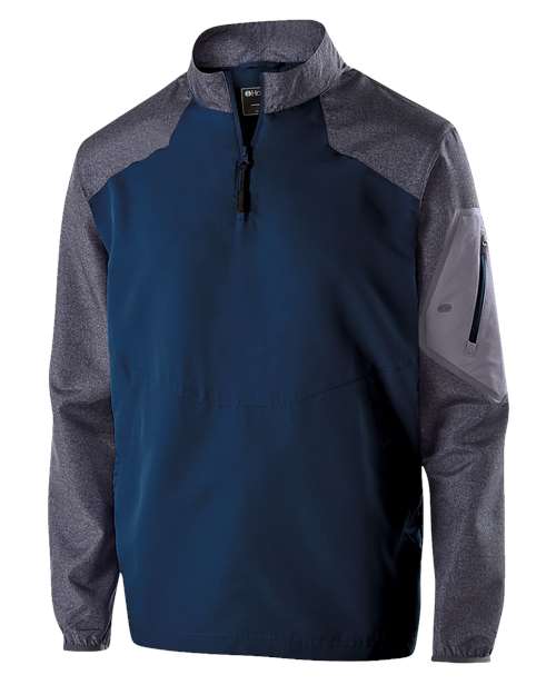 Men's Raider Quarter-Zip Jacket — Carbon Print/ Navy