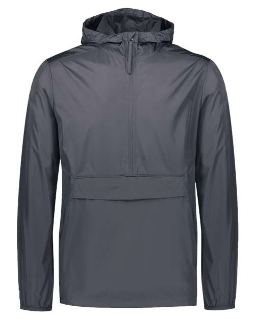 Men's Packable Quarter-Zip Jacket — Carbon