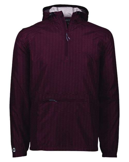 Men's Range Hooded Packable Quarter-Zip Jacket