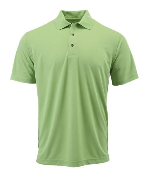 Youth Saratoga Performance Mini Mesh Polo — Kiwi