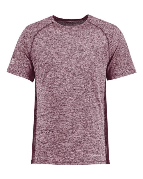 Youth Electrify CoolCore® T-Shirt — Maroon Heather