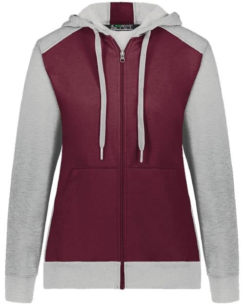 Women's Eco Revive™ Three-Season Triblend Fleece Full-Zip Hooded Sweatshirt