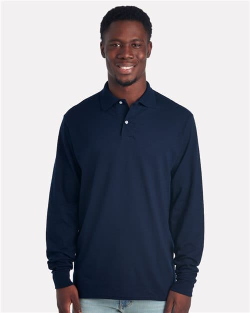 Men's Dri-Power® Long Sleeve Polo