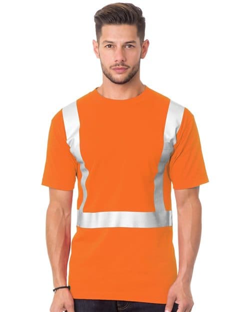 Unisex USA-Made 50/50 High Visibility Pocket T-Shirt