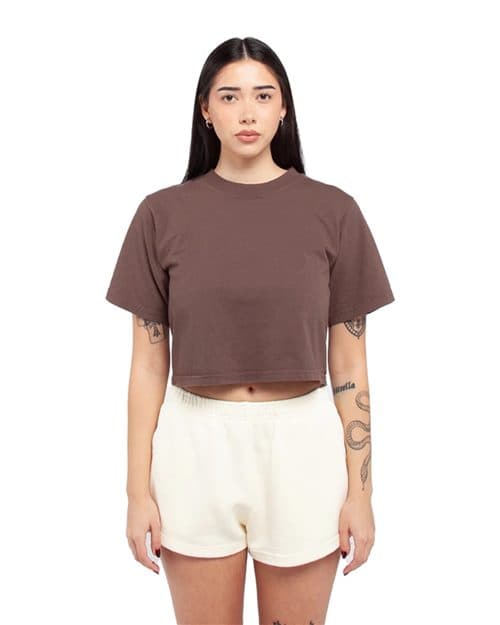 Women's Garment-Dyed Crop T-Shirt
