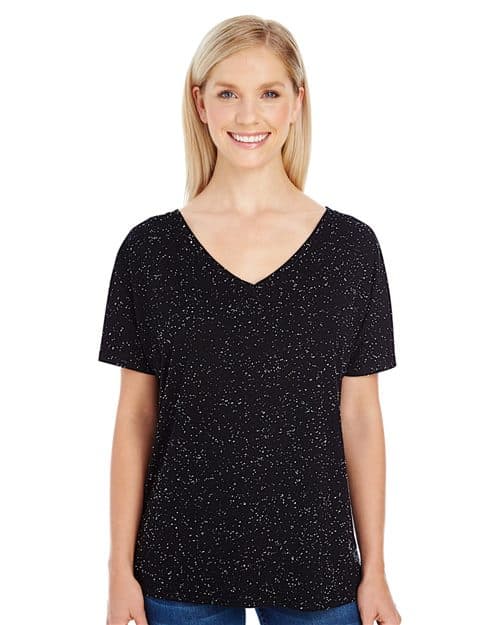 Women's Tri-Blend Fleck V-Neck T-Shirt