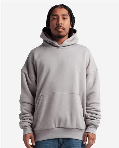 Unisex Garment-Dyed Double Layer Reversible Hooded Sweatshirt