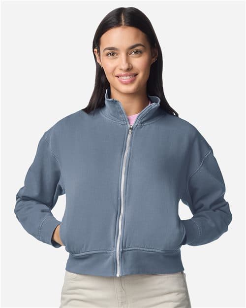Women's Garment-Dyed Full-Zip Jacket