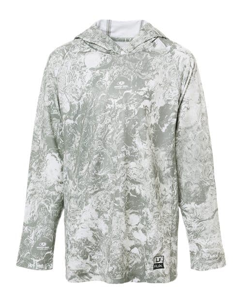 Youth Pursuit Mossy Oak Printed Hooded Long Sleeve T-Shirt
