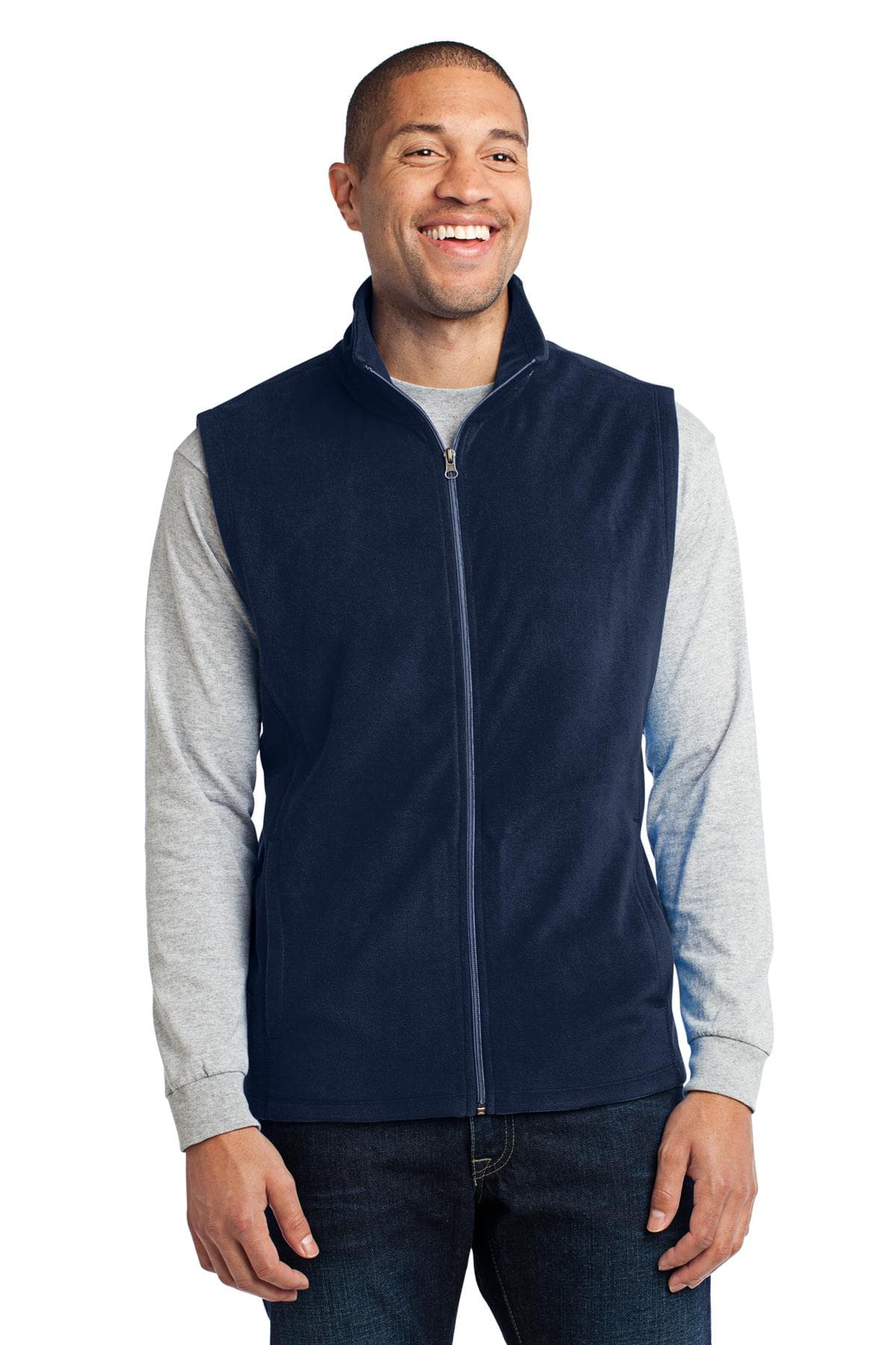 Port Authority ® Microfleece Vest — True Navy