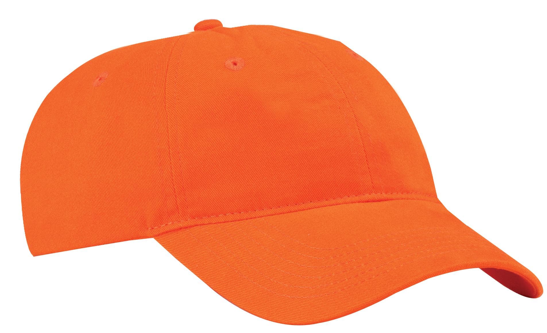 Port Authority ® Brushed Twill Low Profile Cap — Orange