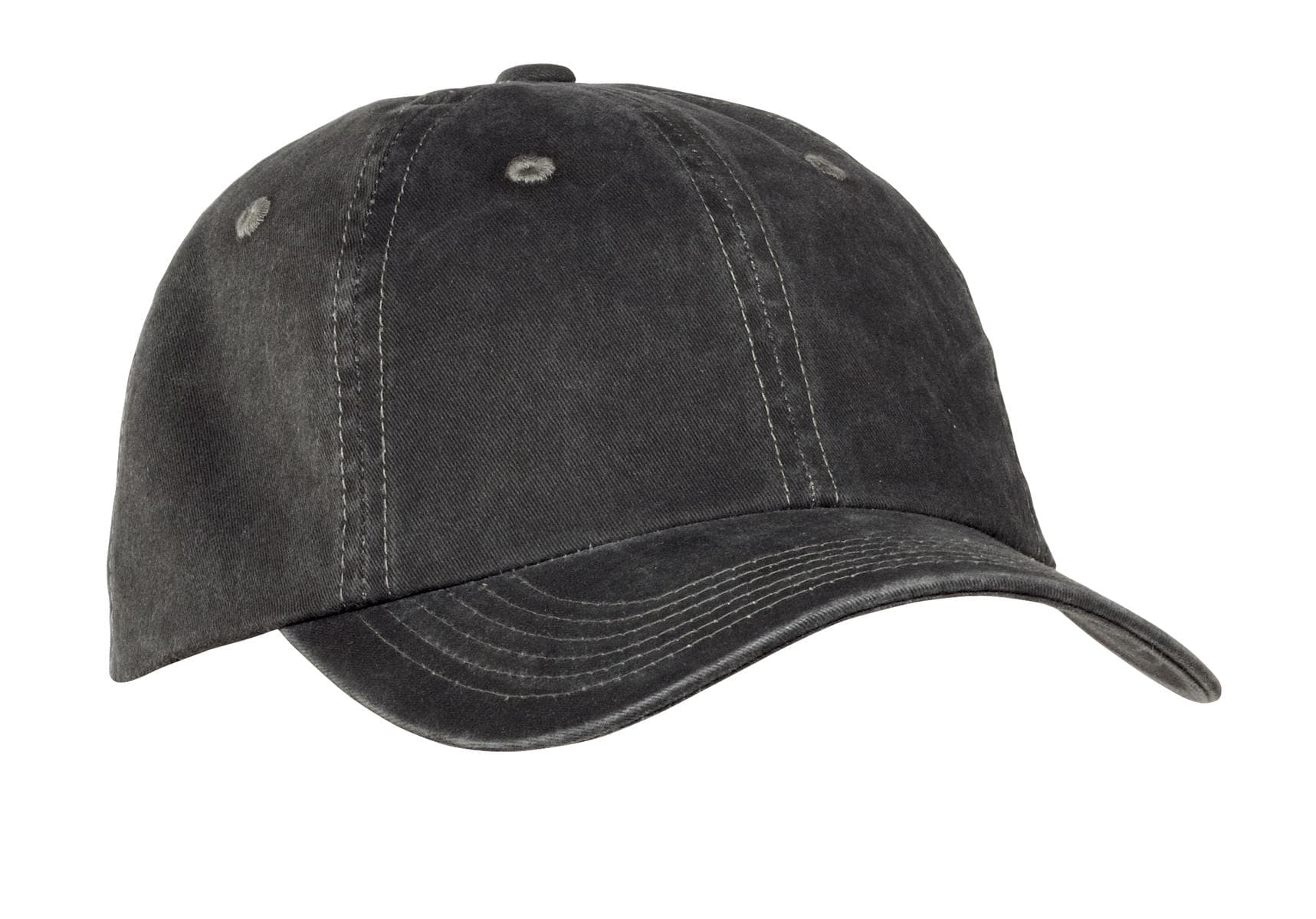 Port Authority ® Garment-Washed Cap — Black